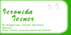 veronika teiner business card